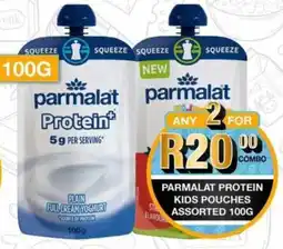 Take 'n Pay Parmalat protein kids pouches assorted offer