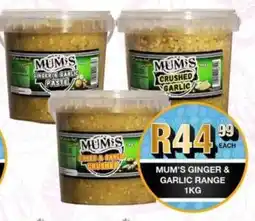 Take 'n Pay Mum's ginger & garlic range offer