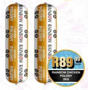 Take 'n Pay Rainbow chicken polony offer