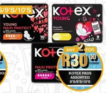 Take 'n Pay Kotex pads assorted offer