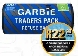 Take 'n Pay Garbie traders pack refuse bags offer