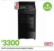 Fair Price Defy 4 Plate Compact Stove DSS554 21-017 offer