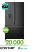Fair Price Hisense 575Ltr SxS Multi Door Fridge Freezer 20-581 offer