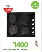 Fair Price Univa 4 Plate Hob Stove B156 21-602 offer