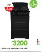 Fair Price Univa 3 Plate Stove U305 21-474 offer