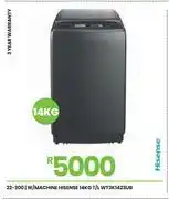 Fair Price Hisense 14Kg T/L W/Machine WT3K1423UB 22-300 offer