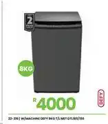 Fair Price Defy 8Kg T/L MET W/Machine DTL165/156 22-316 offer