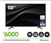 Fair Price Hisense 58 UHD 4K Smart Television 23-759 offer