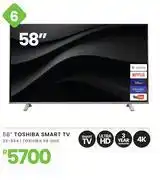 Fair Price Toshiba 58 4K UHD Smart TV 23-834 offer