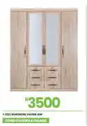Fair Price Valerie 4DR Wardrobe 1-252 offer