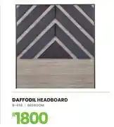 Fair Price Daffodil Bedroom Headboard 8-458 offer