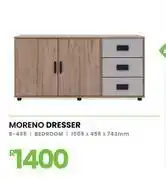 Fair Price Moreno Bedroom Dresser 1505 x 455 x 743mm 8-495 offer
