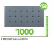 Fair Price Simone B/Suite Headboard 8-394 offer