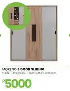 Fair Price Moreno 3 Door Sliding 1825 x 450 x 2160mm 1-282 offer