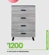 Fair Price Bursa Chest Of Draws 4-043 offer