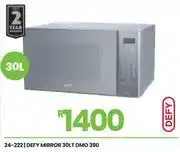 Fair Price Defy 30L Mirror Microwave Oven DMO 390 24-222 offer