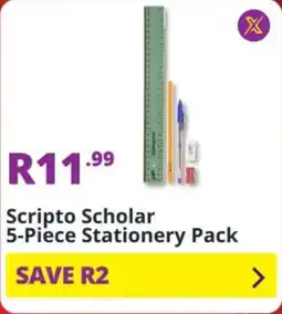 Shoprite Scripto Scholar Stationery Pack offer