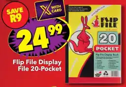 Shoprite Flip File Display File 20-Pocket offer