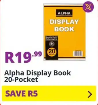 Shoprite Alpha Display Book offer