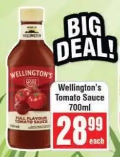 Frontline Wellington's Tomato Sauce offer