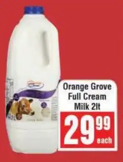 Frontline Orange Grove Full Cream Milk offer