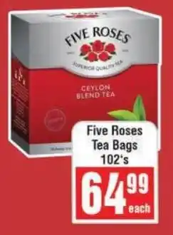 Frontline Five Roses Tea Bags offer