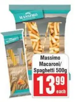 Frontline Massimo Macaroni/ Spaghetti offer
