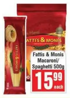 Frontline Fattis & Monis Macaroni/ Spaghetti offer