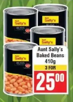 Frontline Aunt Sally's Baked Beans offer