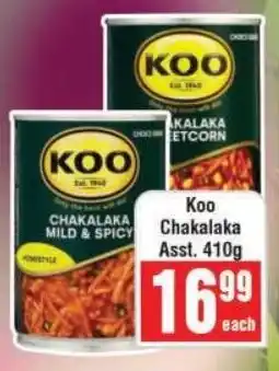 Frontline Koo Chakalaka offer