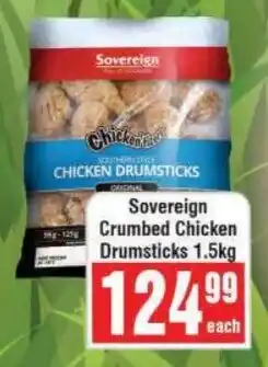 Frontline Sovereign Crumbed Chicken Drumsticks offer