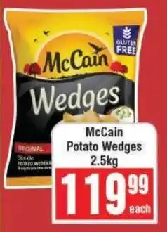 Frontline McCain Potato Wedges offer