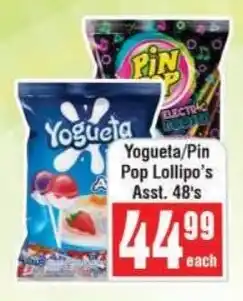 Frontline Yogueta/ Pin Pop Lollipo's offer