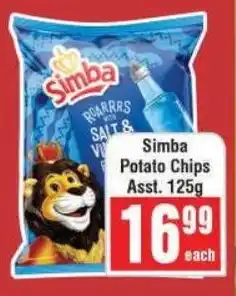 Frontline Simba Potato Chips offer