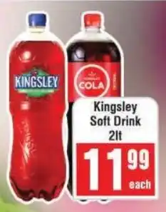 Frontline Kingsley Soft Drink offer
