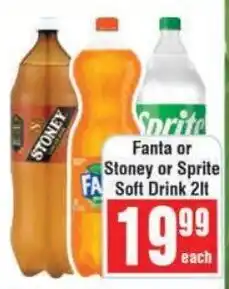 Frontline Fanta or Stoney or Sprite Soft Drink offer