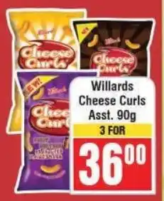 Frontline Willards Cheese Curls offer
