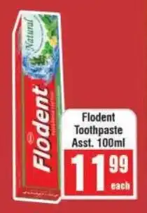Frontline Flodent Toothpaste offer