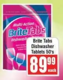 Frontline Brite Tabs Dishwasher Tablets offer