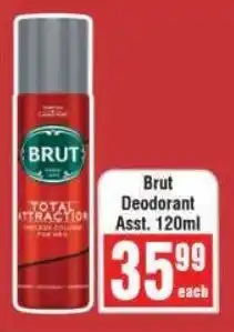 Frontline Brut Deodorant offer