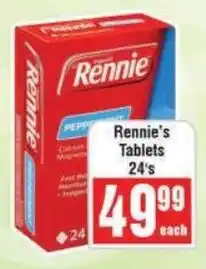 Frontline Rennie's Tablets offer