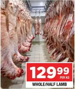 Frontline Whole/ half lamb offer