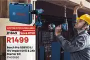 Leroy Merlin Bosch Pro GSB183 Li 18V Impact Drill & 2Ah Starter kit 81493660 offer