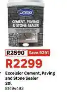 Leroy Merlin Excelsior Cement, Paving And Stone Sealer 81494493-20Ltr offer