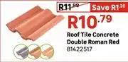 Leroy Merlin Roof Tile Concrete Double Roman (Red) 81422517 offer
