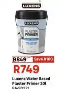 Leroy Merlin Luxens Water Based Based Plaster Primer 81490221-20Ltr offer