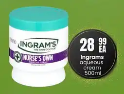 Super Save Ingrams aqueous cream offer
