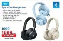 Incredible Connection Soundcore Space One Headphones offer