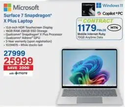 Incredible Connection Microsoft Surface 7 Snapdragon X Plus Laptop offer