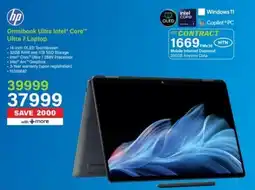 Incredible Connection Hp Omnibook Ultra Intel Core Ultra 7 Laptop offer